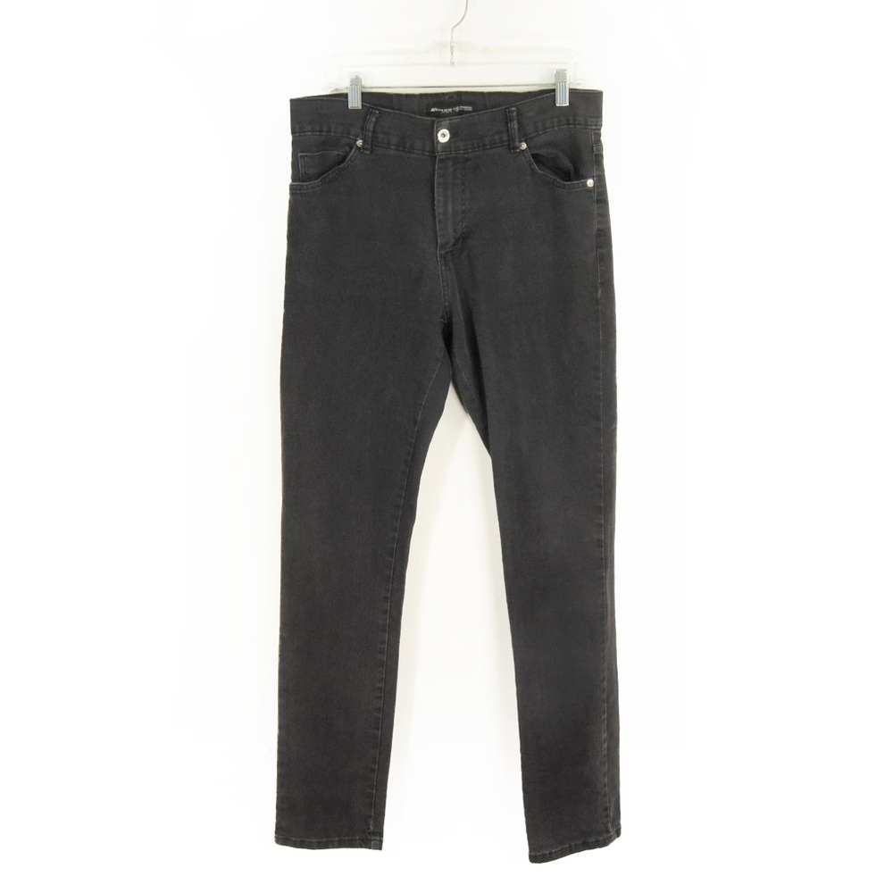 Vintage Kenzo Paris Washed Out Black High Rise Straight Leg Denim Jeans